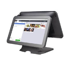 Detaik AIO1568-J6412 15,6”+15,6”POS-моноблок з монітором клієнта ціна в Україні